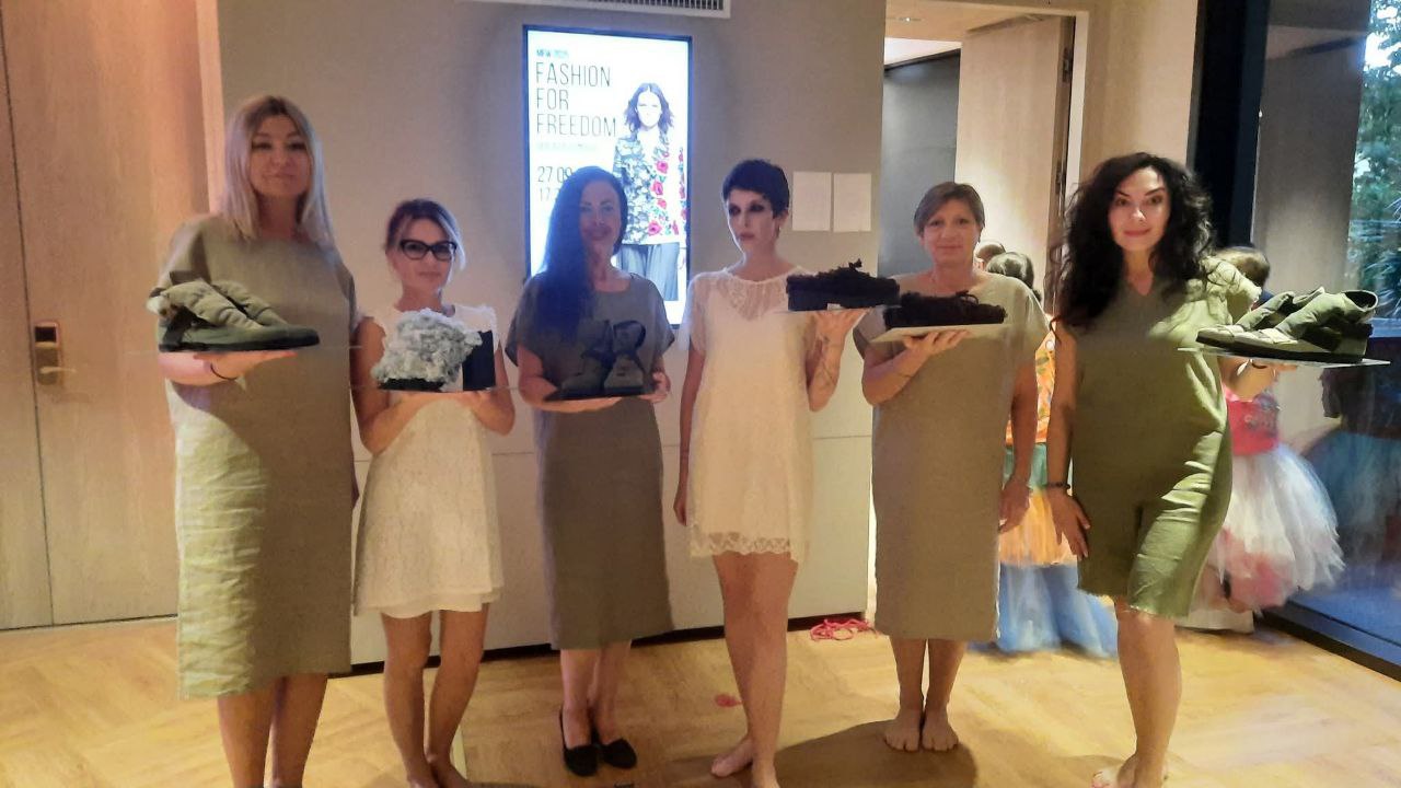 Показ студентських робіт на Fashion For Freedom в Мілані