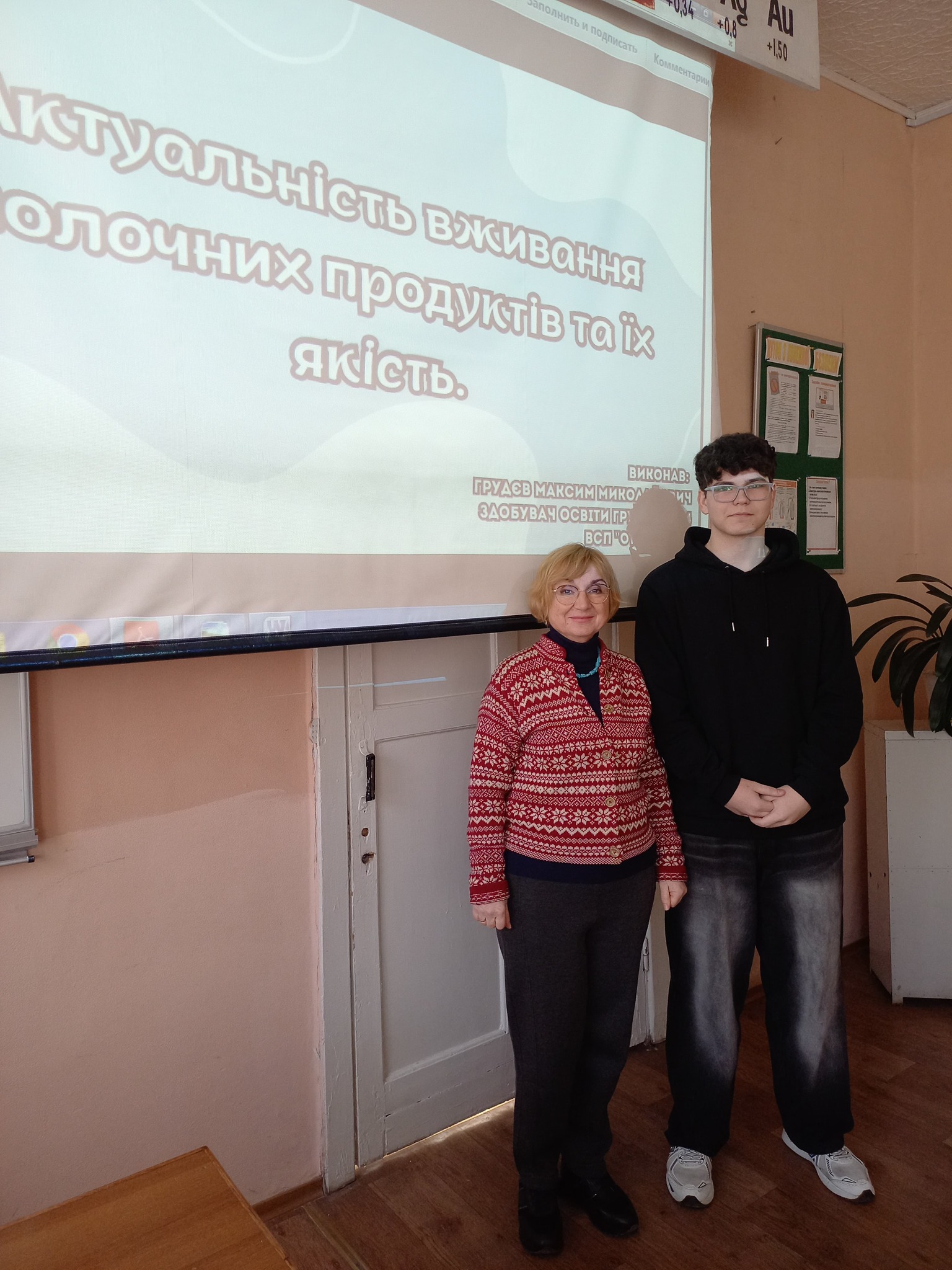 Захист дослідницької роботи здобувача освіти групи 2ГХ-04